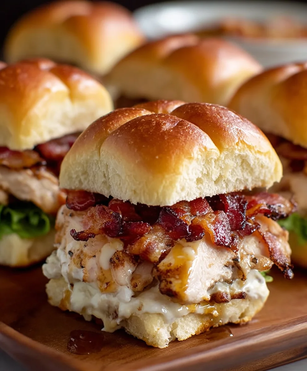 Maple Chicken Beef Beef Bacon Sliders Recipe