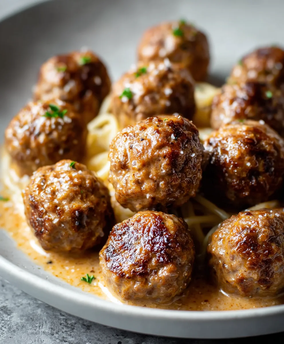 Beef and Apple Meatballs-Sweet Savory Delight