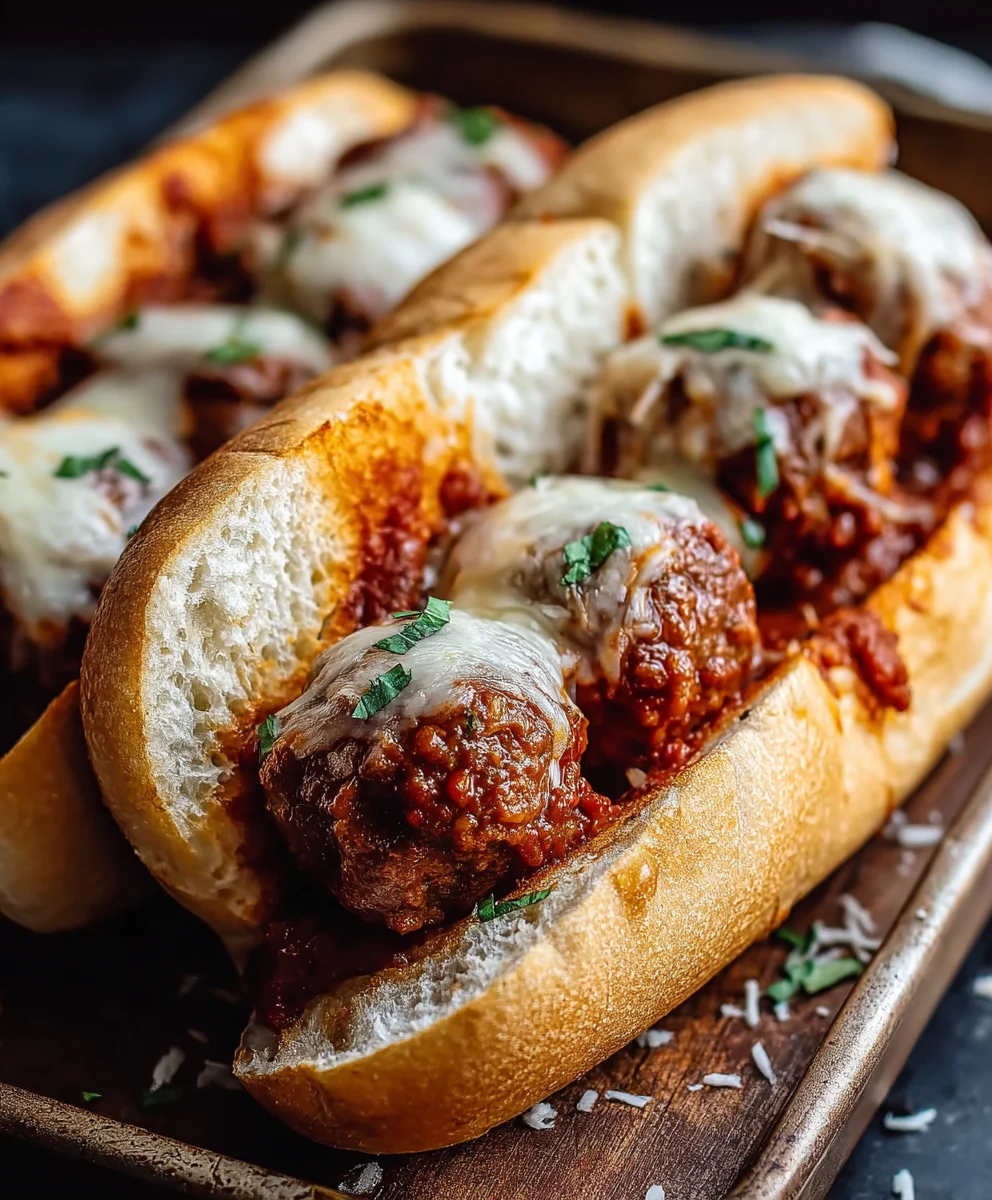 Easy Weeknight Beef Meatball Sub Recipe