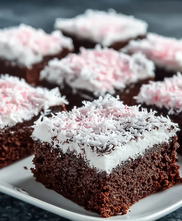 Sno Ball Brownies Delightful Chocolate Treat