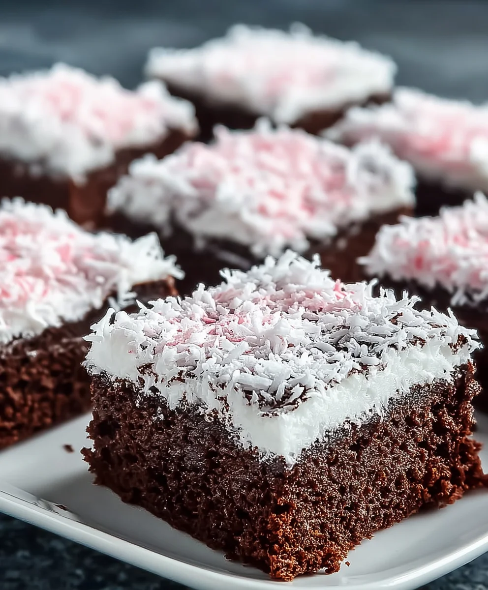 Sno Ball Brownies Delightful Chocolate Treat