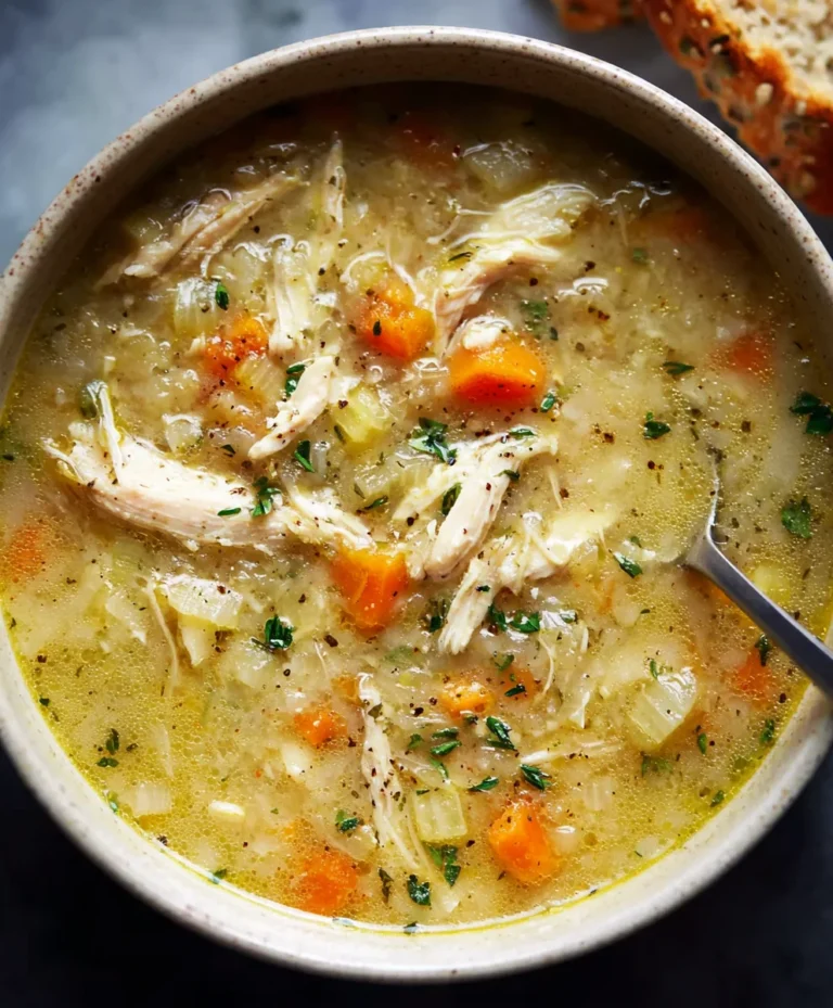 Soothing Anti-Inflammatory Chicken Soup Recipe