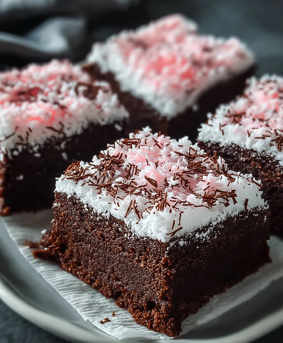 Sno Ball Brownies Delightful Chocolate Treat