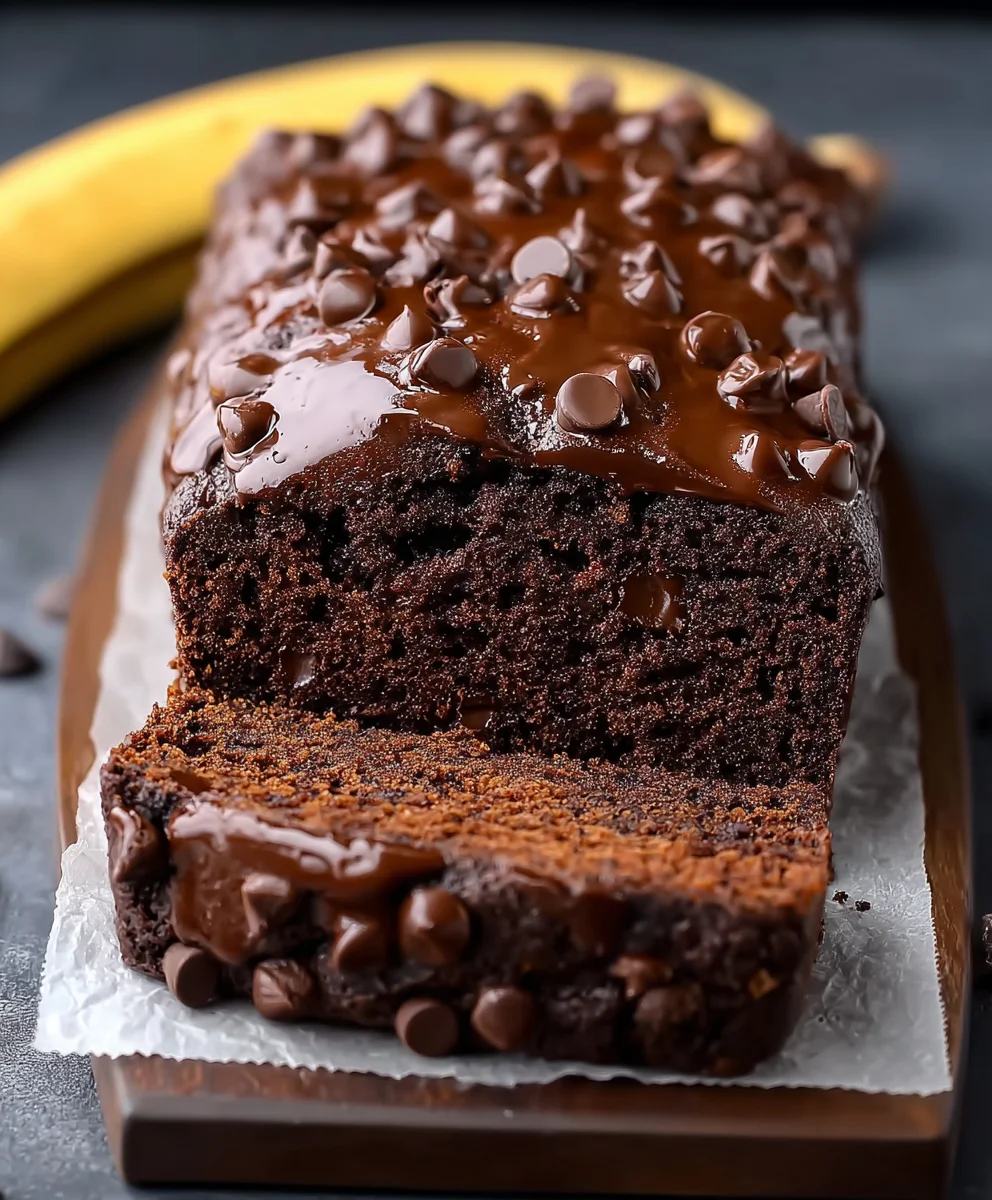 Healthy Chocolate Banana Bread Recipe - Easy & Delicious