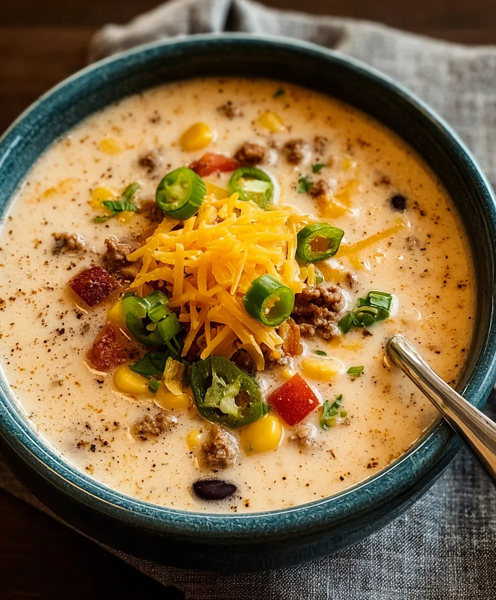 Creamy Beef Cowboy Soup-Cozy Weeknight Meal