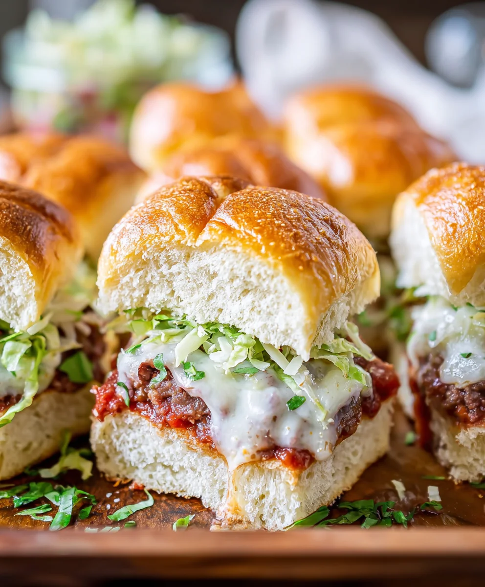 Easy Beef Grinder Sliders - Flavorful Italian Sandwich Bites