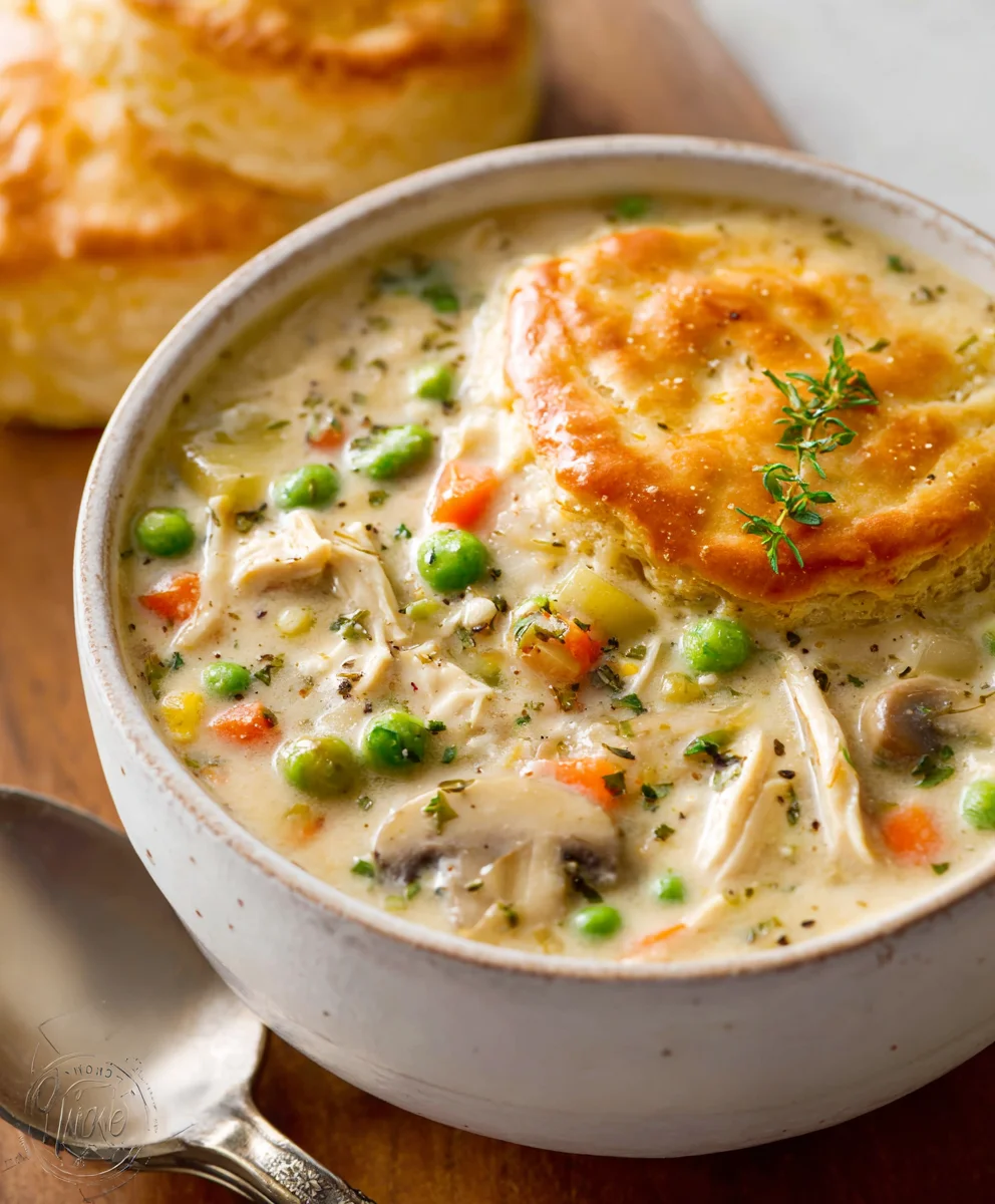 Easy Chicken Pot Pie Soup - Comfort Food Classic