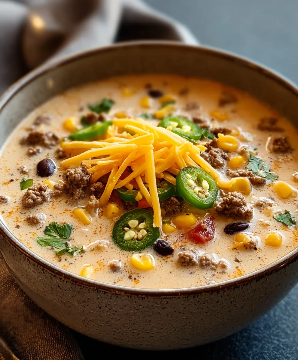Creamy Beef Cowboy Soup-Cozy Weeknight Meal