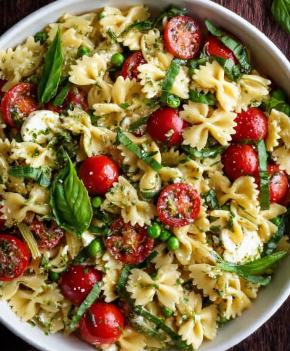 Easy Bow Tie Pasta Salad Recipe- Fresh & Flavorful