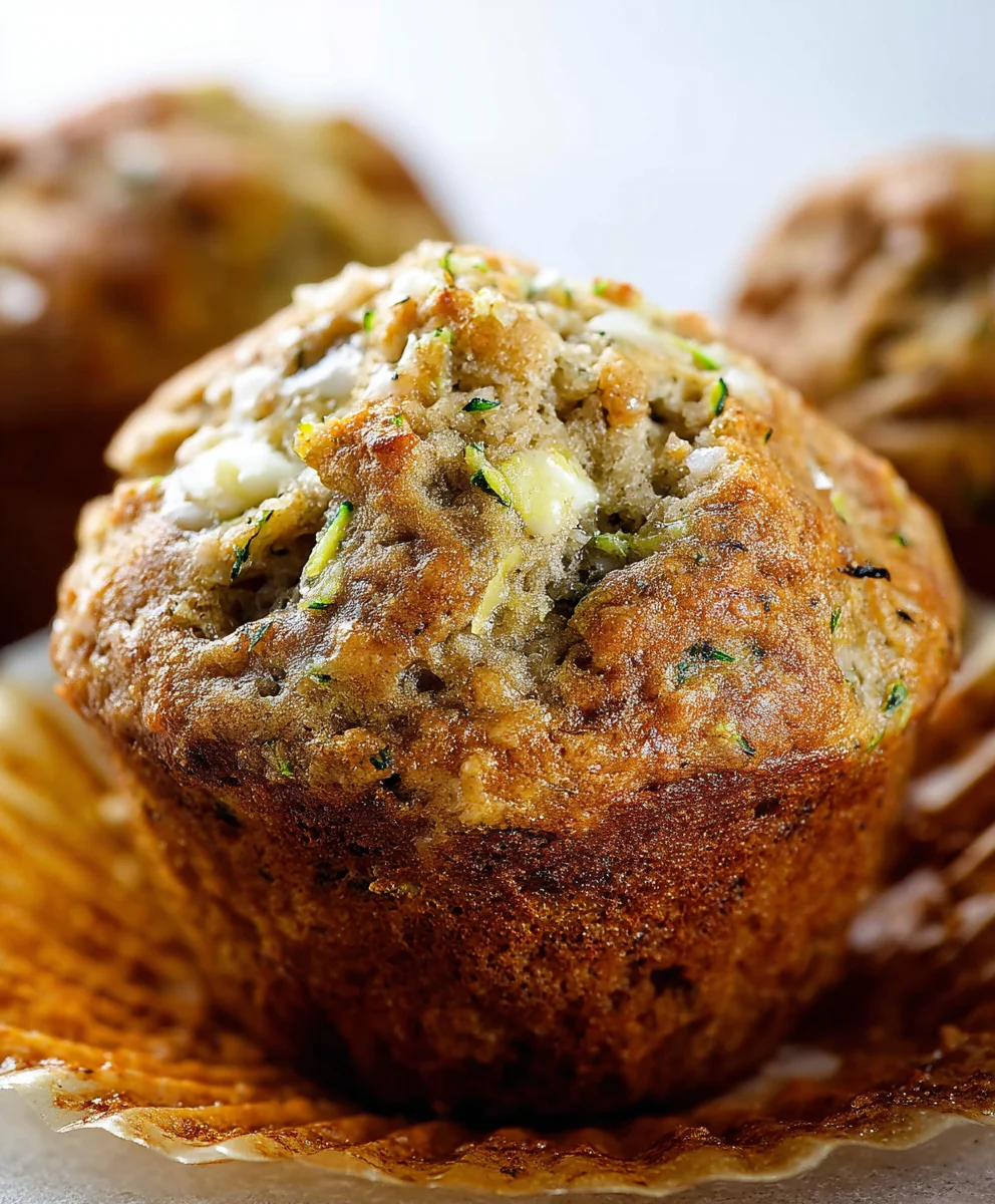 Moist Banana Zucchini Muffins-Easy Healthy Recipe