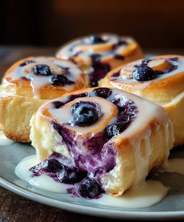 Blueberry Cheesecake Rolls – Easy Creamy Dessert