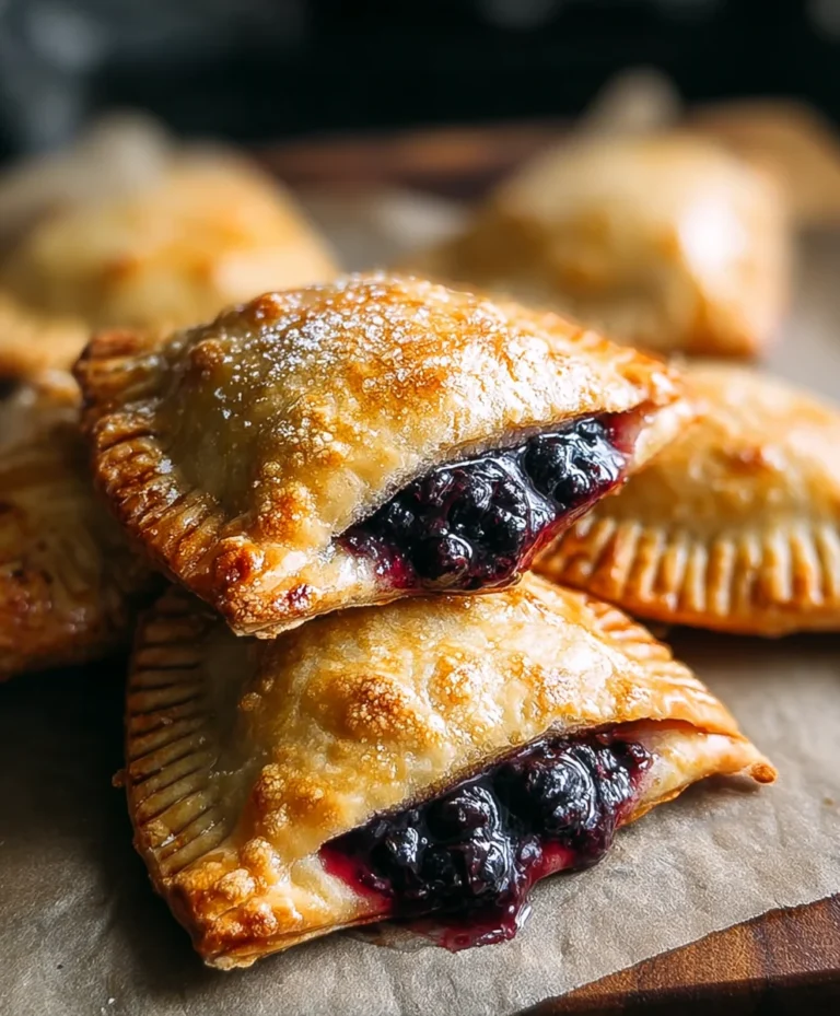 Blackberry Hand Pies-Sweet & Tart Dessert Bites