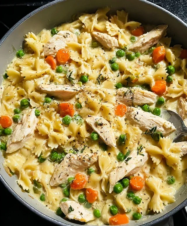 Chicken Pot Pie Pasta