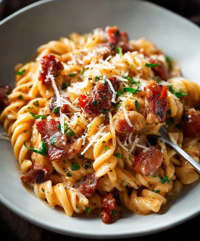 Beef Beef Bacon Pasta