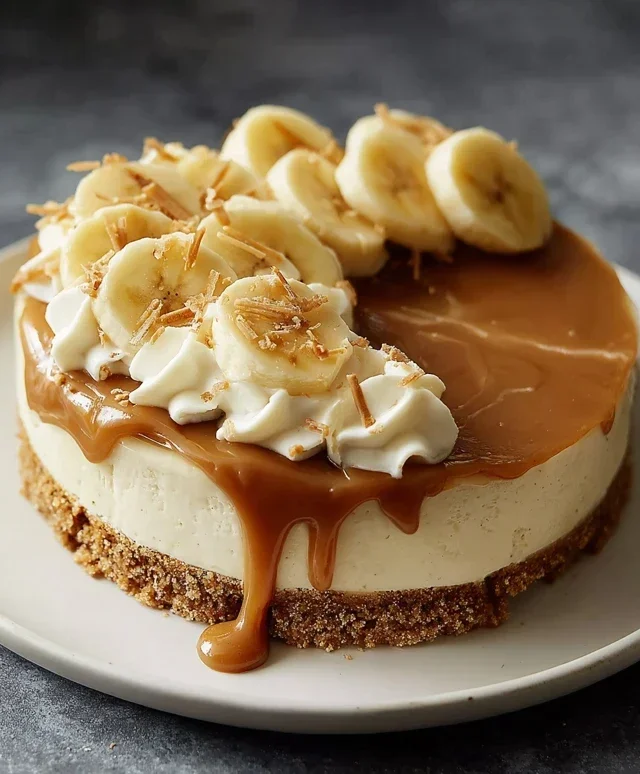 No-Bake Banoffee Cheesecake