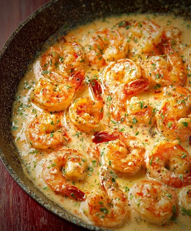 Creamy Garlic Shrimp