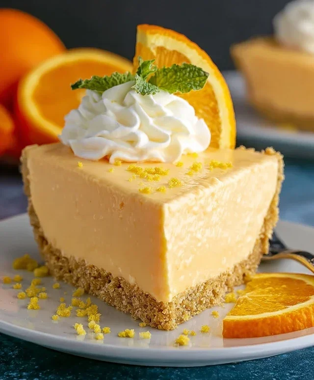 Orange Creamsicle Pie