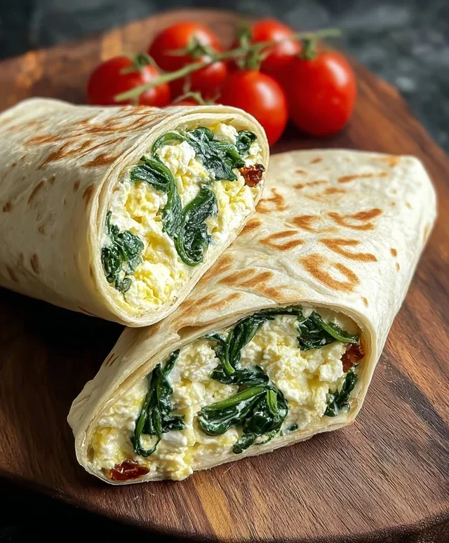 Copycat Starbucks Spinach, Egg White and Feta Wrap