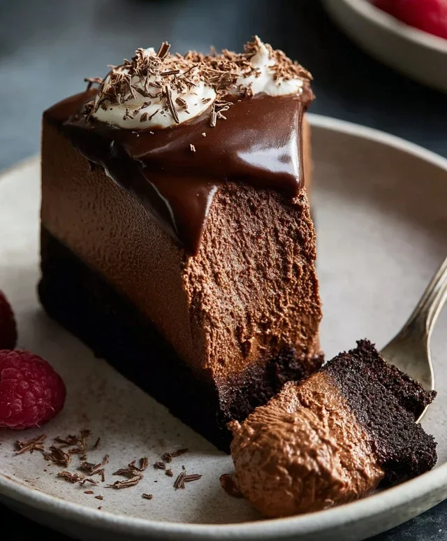 Vegan Chocolate Mousse Cake