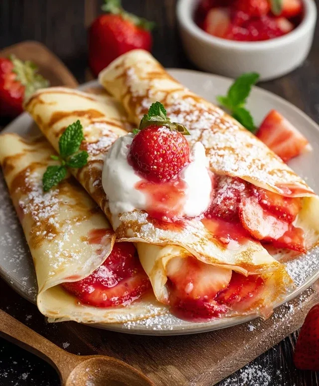Strawberry Crepes