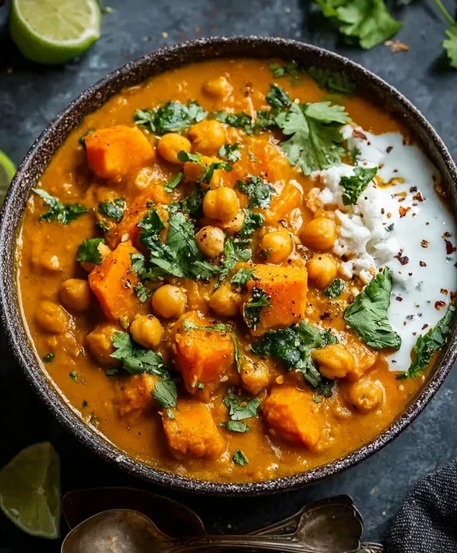 Sweet Potato and Chickpea Curry