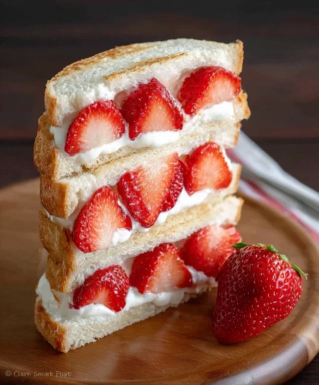 4-ingredient Strawberry Sando