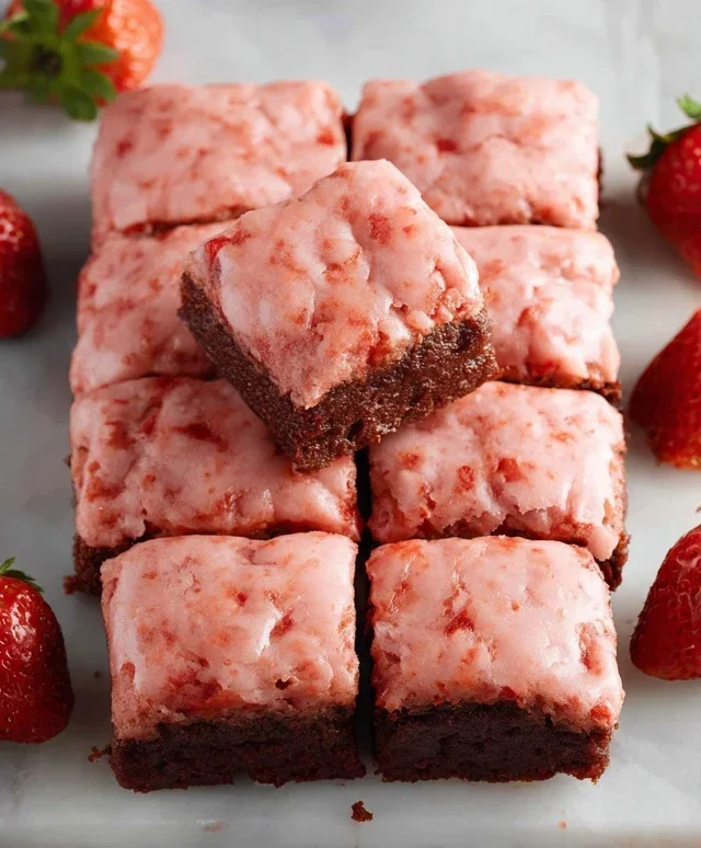 Strawberry Brownies