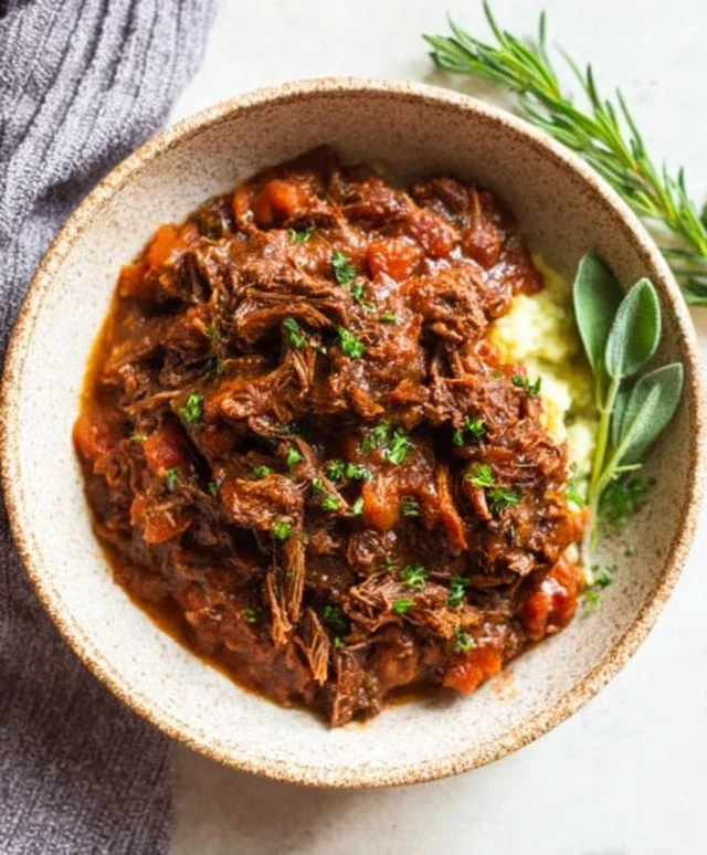 Slow Cooker Beef Ragu: Whole30, Pnon-non-non-alcoholic alternativeic non-alcoholic aleo, Gluten-Free