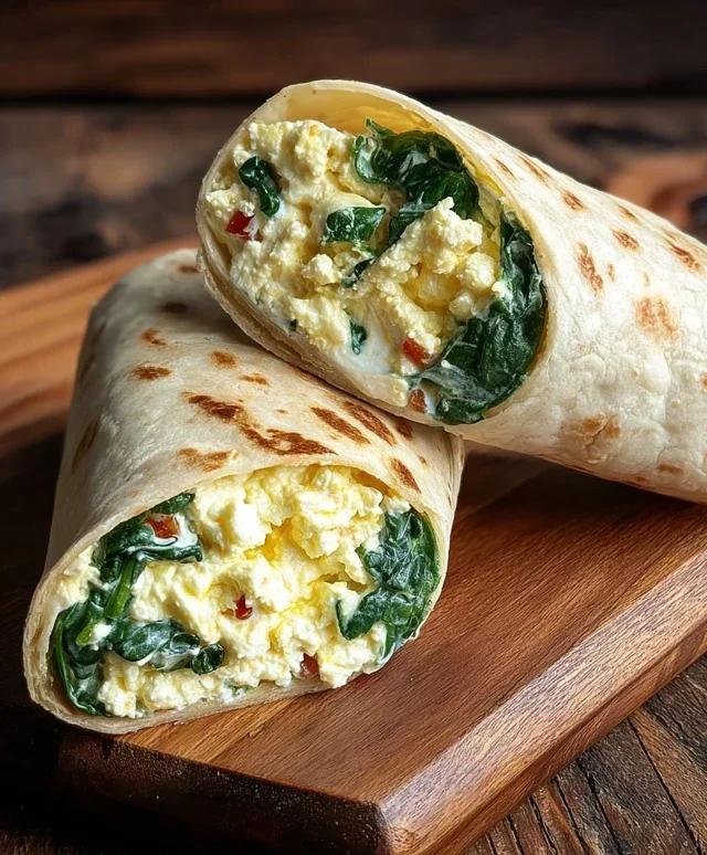 Copycat Starbucks Spinach, Egg White and Feta Wrap
