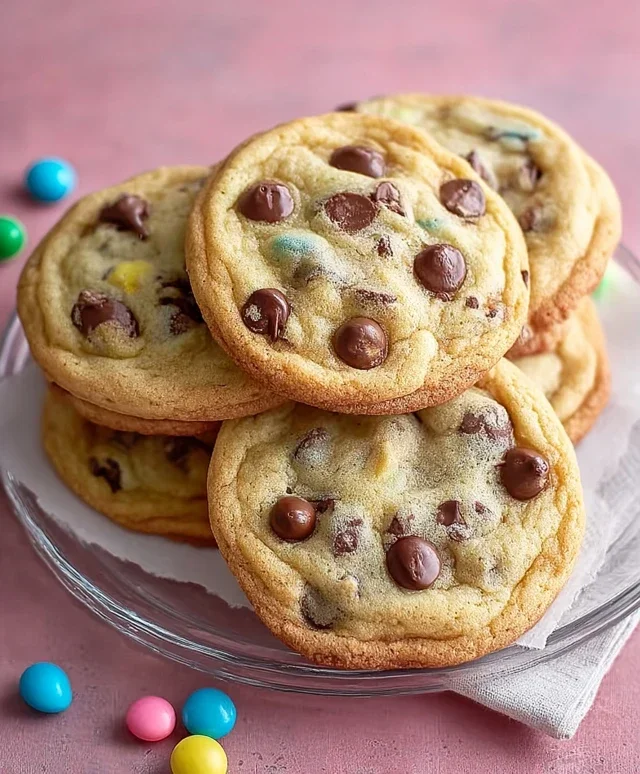 Easter Chocolate Chip Cookies