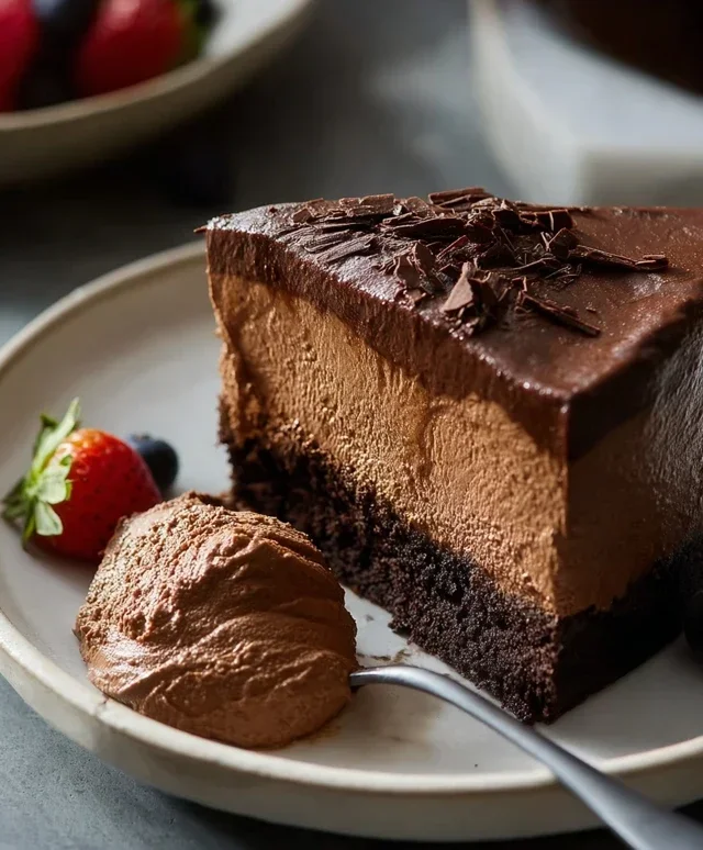 Vegan Chocolate Mousse Cake