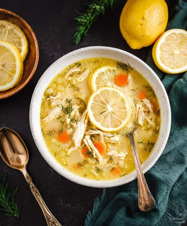 Greek Lemon Chicken Soup
