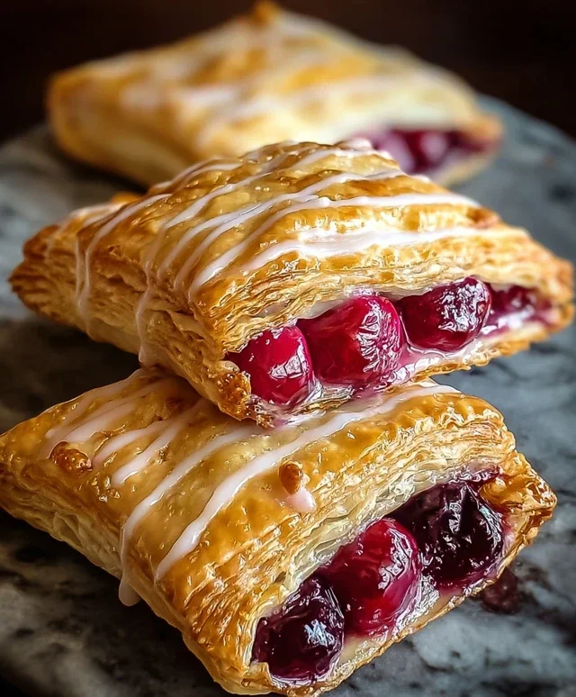 Easy Cherry Turnovers