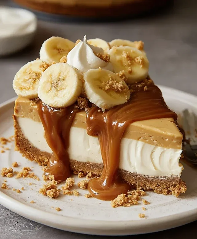 No-Bake Banoffee Cheesecake