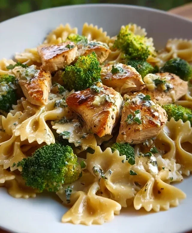 Cowboy Butter Lemon Bowtie Chicken with Broccoli Bliss