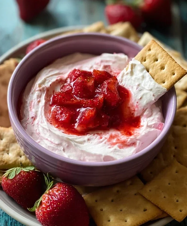 Strawberry Cheesecake Dip