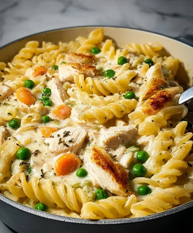 Chicken Pot Pie Pasta