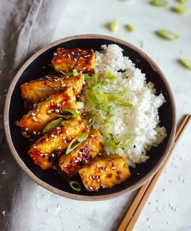 Honey Garlic Tofu