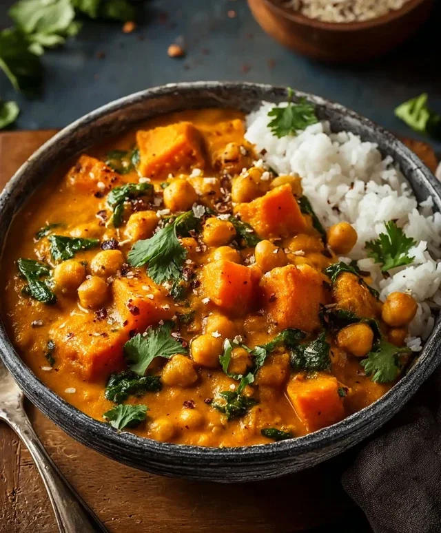 Sweet Potato and Chickpea Curry