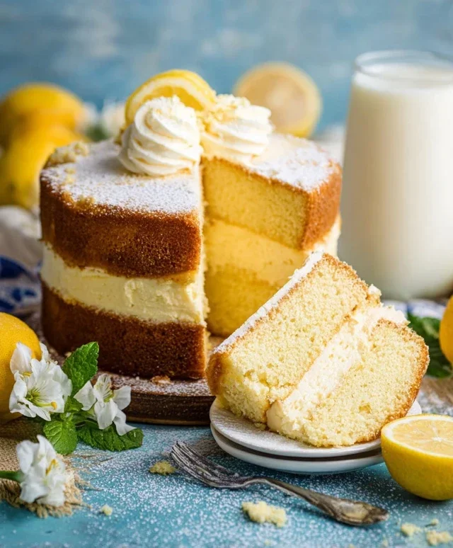Top 1 Italian Lemon Cream Cake Irresistible