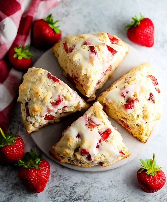 Strawberry Scones