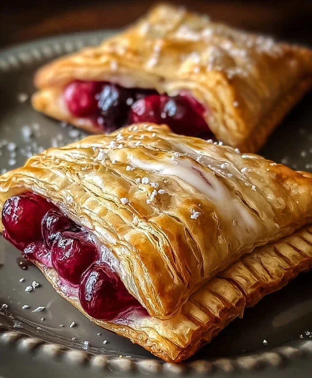 Easy Cherry Turnovers