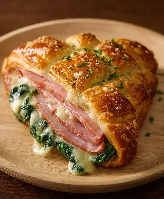 Beef Beef Ham and Cheese with Spinach
