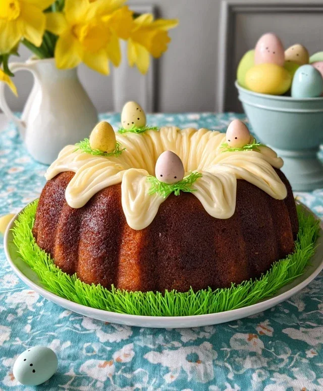 Easter Basket Bundt Cake Recipe (Easy Spring Dessert!)