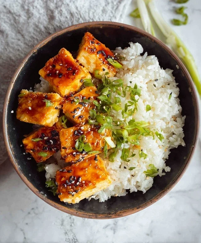 Honey Garlic Tofu