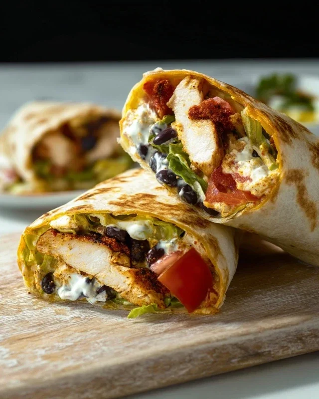 Chipotle Ranch Grilled Chicken Burrito