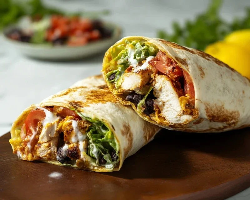 Chipotle Ranch Grilled Chicken Burrito
