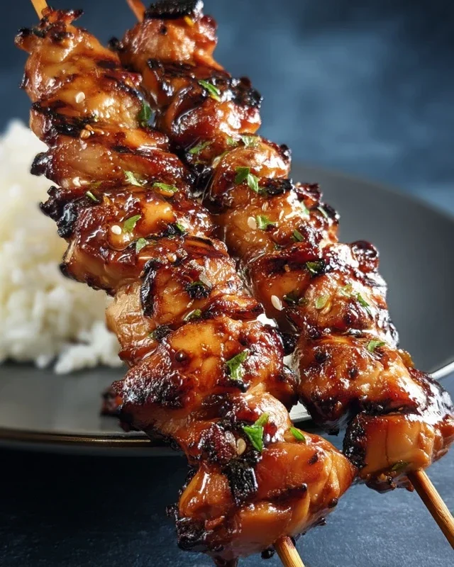 Teriyaki Chicken Skewers