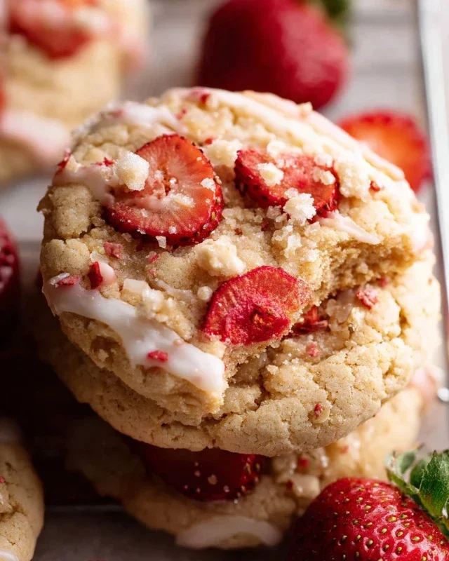 Strawberry Shortcake Cookies