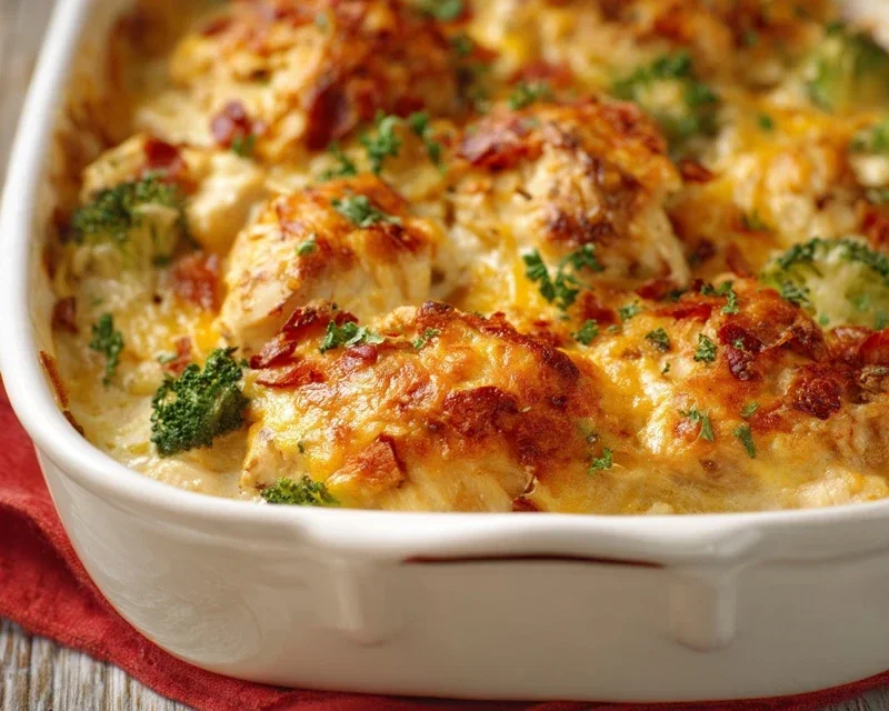 Easy Low Carb Chicken Casserole